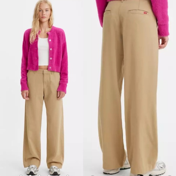 Levi’s Baggy Trouser Pants in Unbasic Khaki size 23 - Picture 1 of 10